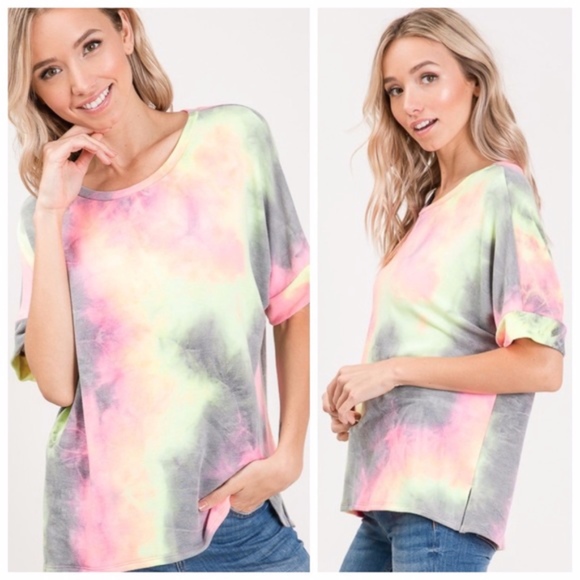 Danalli Tops - Tie-dye top